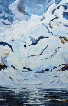 After The Storm. $1250. Acrylic on Canvas. 30" x 48" x 1.5" (#1506)